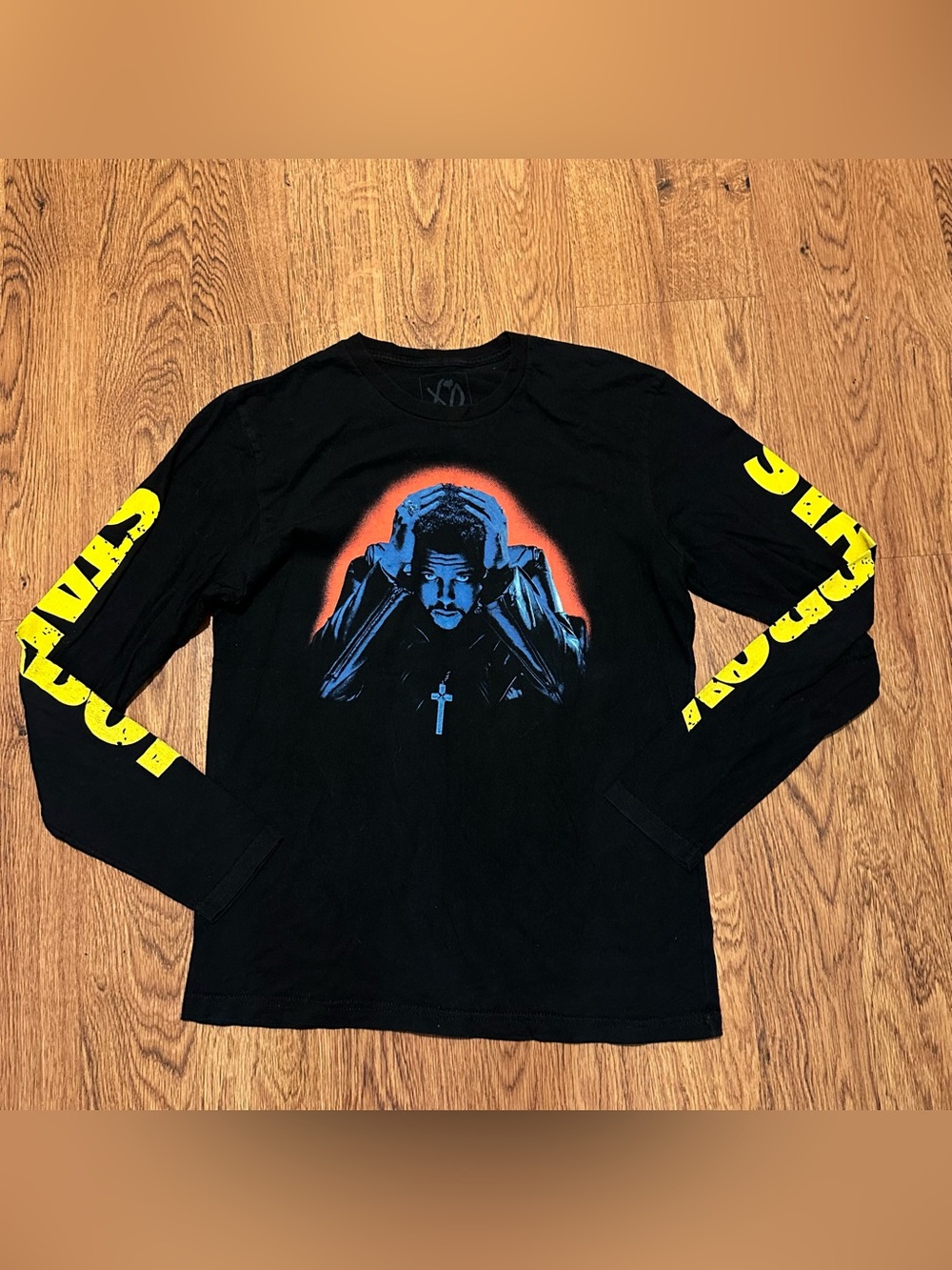 The Weeknd STARBOY black Graphic Long-Sleeve shirt size Medium fan music